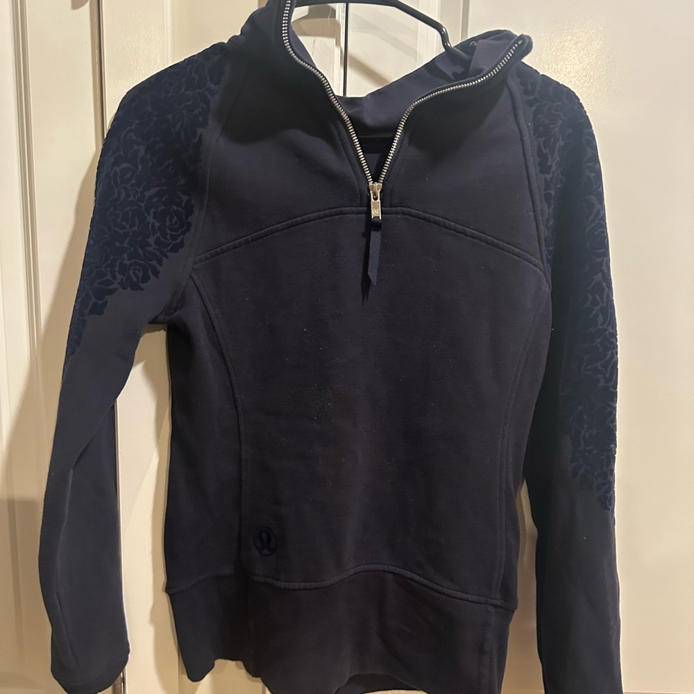 Navy Blue Lululemon Half-Zip Hoodie